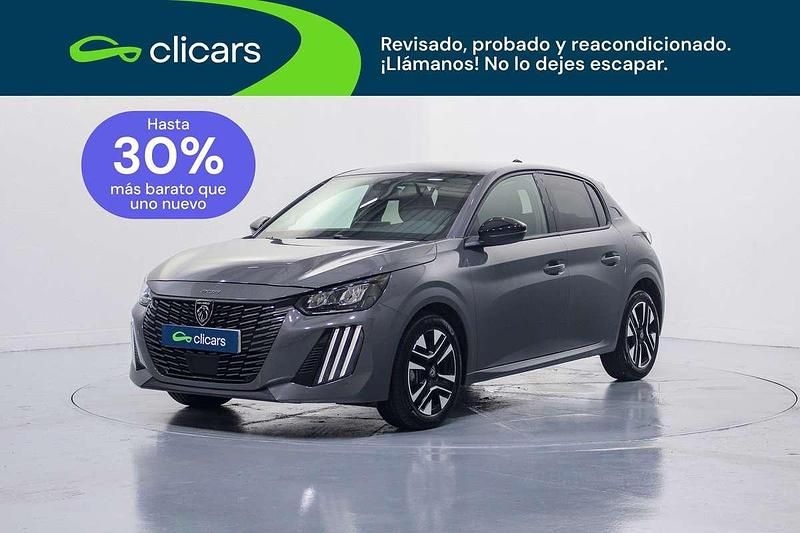 Usado Peugeot 208 Allure 102 CV (75 kW) 2025 Gris Utilitario