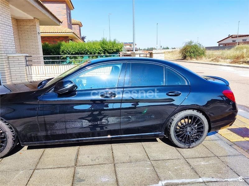 Usado Mercedes C220 Avantgarde 170 CV (125 kW) 2016 Negro Berlina