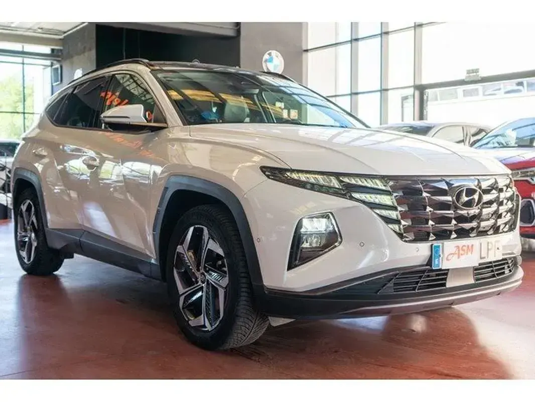 Usado Hyundai Tucson Style 265 CV (194 kW) 2021 Blanco SUV