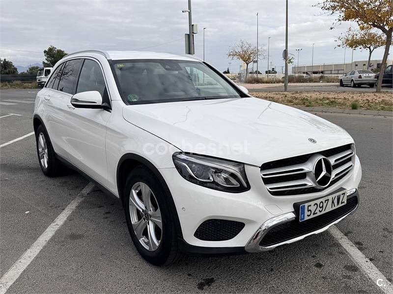 Usado Mercedes GLC220 170 CV (125 kW) 2019 Blanco SUV