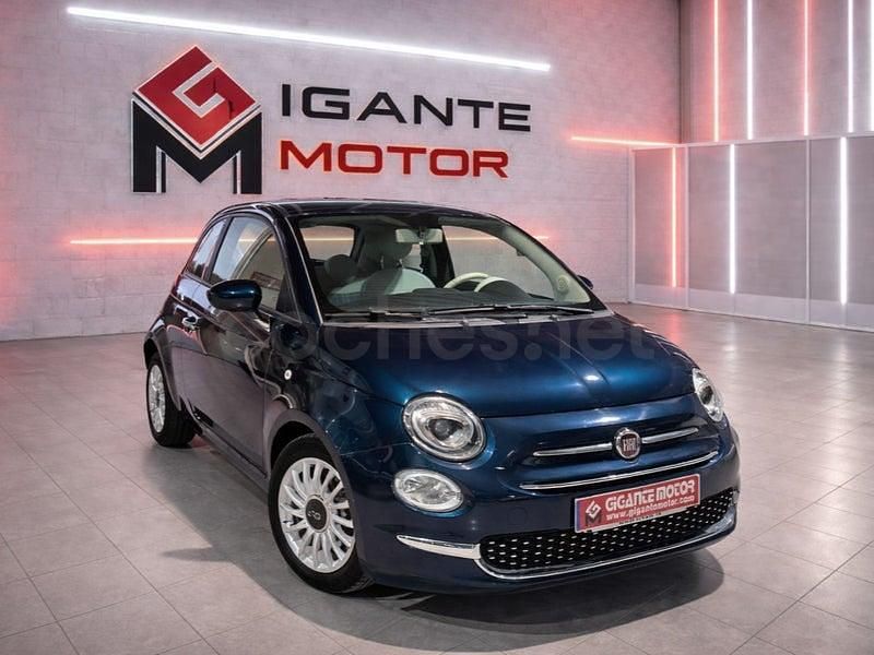 Usado Fiat 500 Lounge 69 CV (50 kW) 2020 Azul Berlina