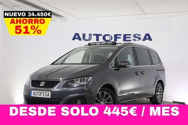 Gris Usado 2015 Seat Alhambra I-Tech Monovolumen | 16.900 € (Un poco caro) - Imagen 1/4