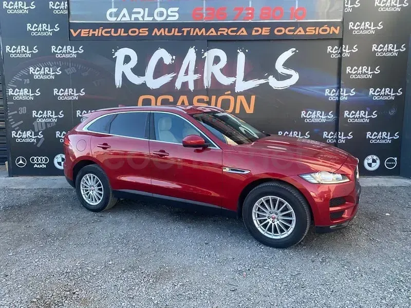Usado Jaguar F-Pace Pure 180 CV (132 kW) 2018 Granate SUV