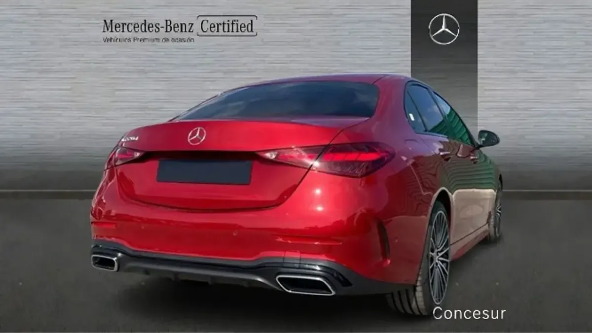 Usado Mercedes C220 199 CV (146 kW) 2023 Rojo Berlina