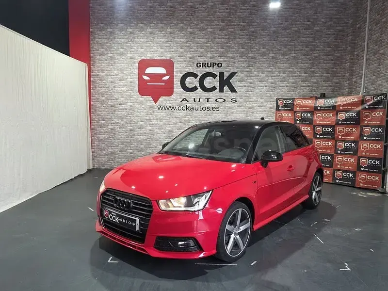 Usado Audi A1 Sportback Design 116 CV (85 kW) 2017 Rojo Utilitario