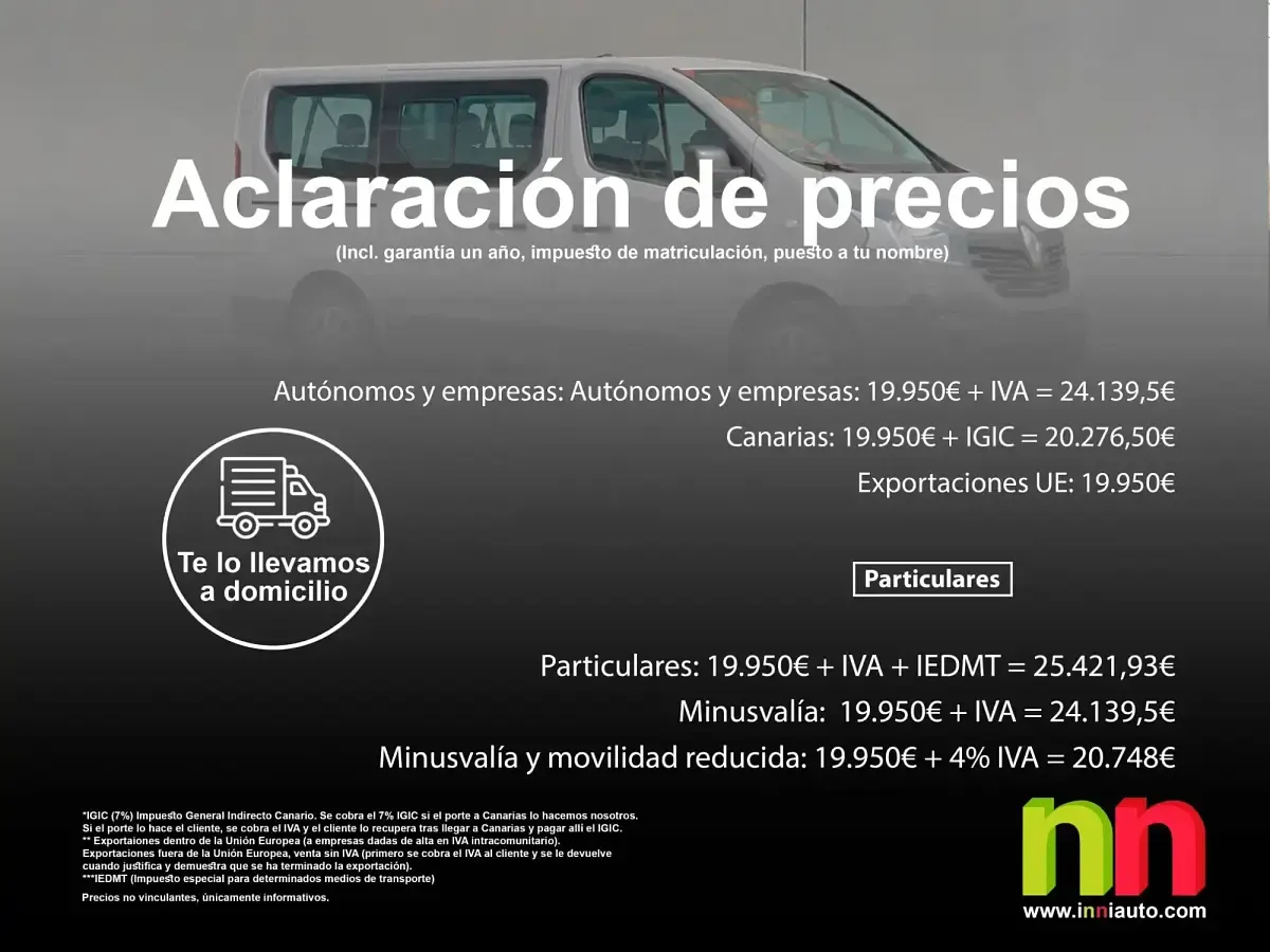 Usado Renault Trafic 120 CV (88 kW) 2019 Gris Monovolumen