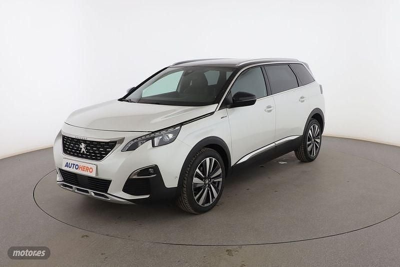 Blanco Usado 2019 Peugeot 5008 GT-line Monovolumen | 15.299 € (Buen precio) - Imagen 1/3