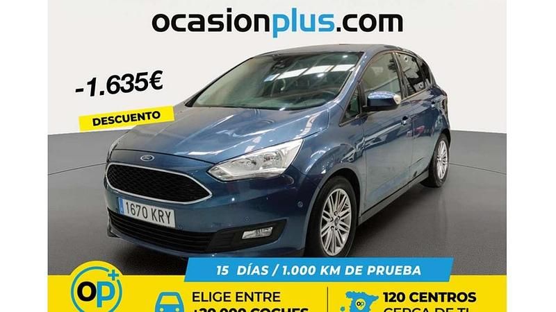 Azul Usado 2018 Ford C-MAX Trend+ Monovolumen | 10.355 € (Buen precio) - Imagen 1/4