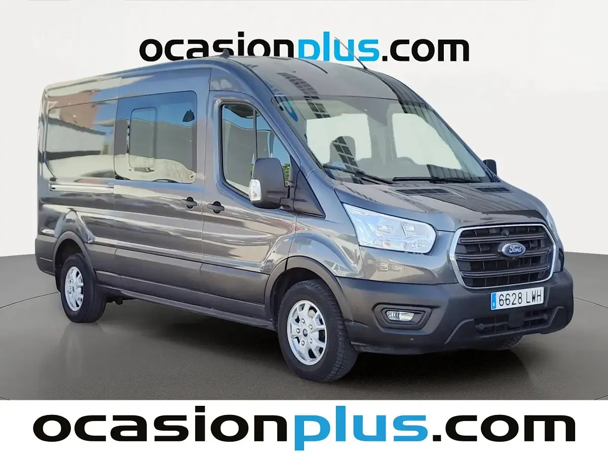 Usado Ford Transit Trend 131 CV (96 kW) 2022 Gris Familiar