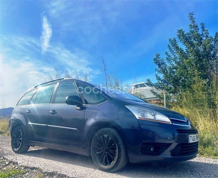 Azul Usado 2007 Citroën C4 Picasso Exclusive Monovolumen | 4495 € (Precio justo) - Imagen 1/4