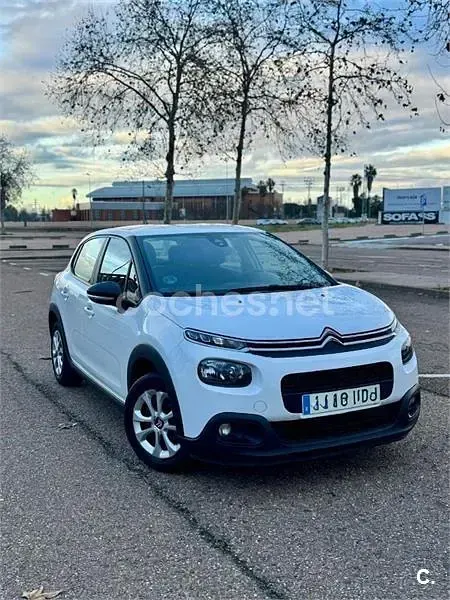 Usado Citroën C3 PureTech 82 CV (60 kW) 2018 Blanco Utilitario