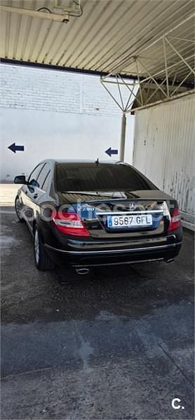 Negro Usado 2008 Mercedes C280 Avantgarde Berlina | 11.000 € (Buen precio) - Imagen 1/4