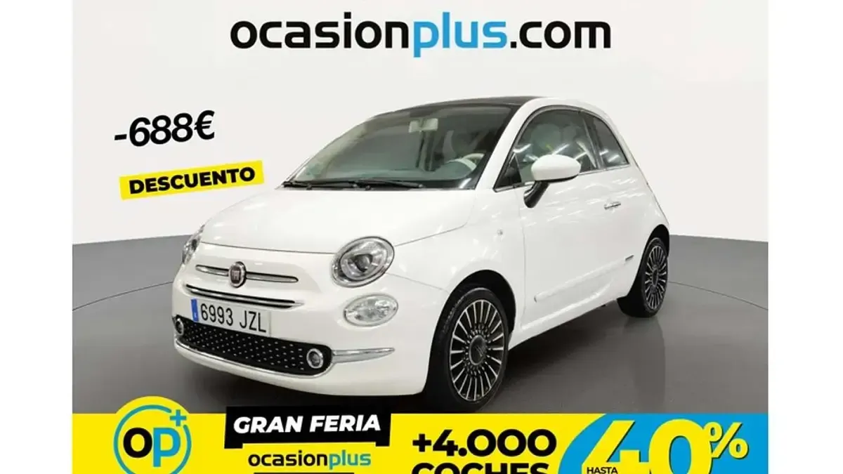 Usado Fiat 500 Lounge 69 CV (50 kW) 2017 Utilitario
