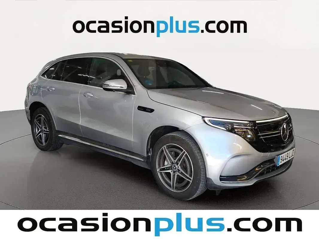 Usado Mercedes EQC400 300 kW (408 CV) 2020 Gris SUV