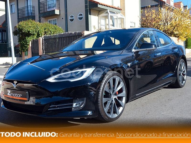 Usado Tesla Model S Performance 599 kW (815 CV) 2020 Negro Utilitario