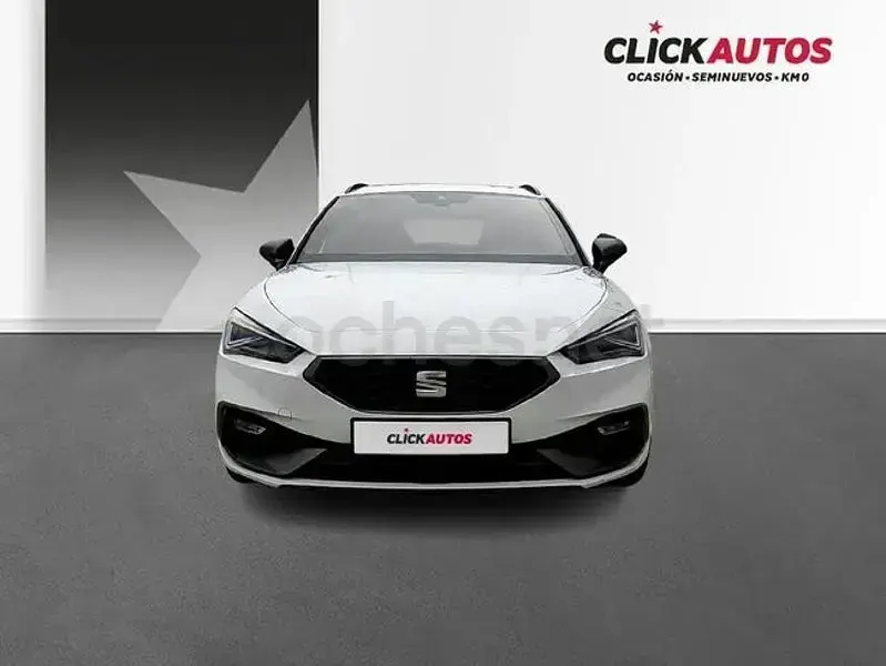 Usado Seat Leon FR 116 CV (85 kW) 2025 Blanco Familiar