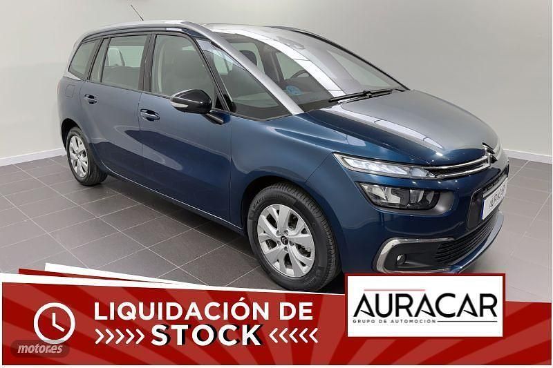 Azul Usado 2022 Citroën C4 SpaceTourer Feel Monovolumen | 16.800 € (Un poco caro) - Imagen 1/4