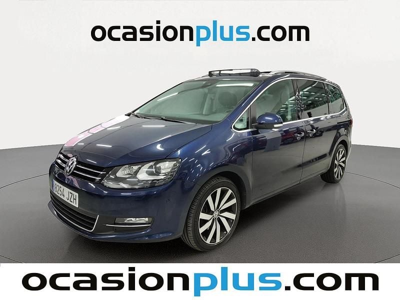 Usado VW Sharan Sportline 150 CV (110 kW) 2017 Azul Monovolumen