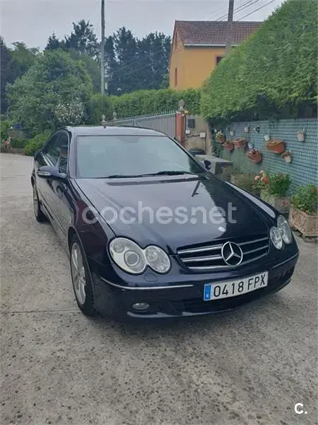 Usado Mercedes CLK200 Avantgarde 163 CV (119 kW) 2007 Azul Coupe