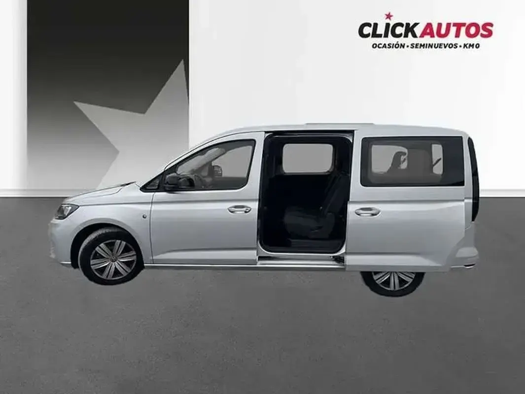 Usado VW Caddy 122 CV (89 kW) 2024 Plateado Monovolumen