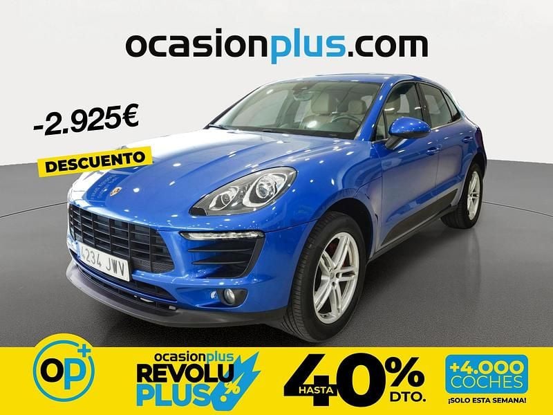 Begagnad Porsche Macan 252 HK (185 kW) 2017 Blå SUV