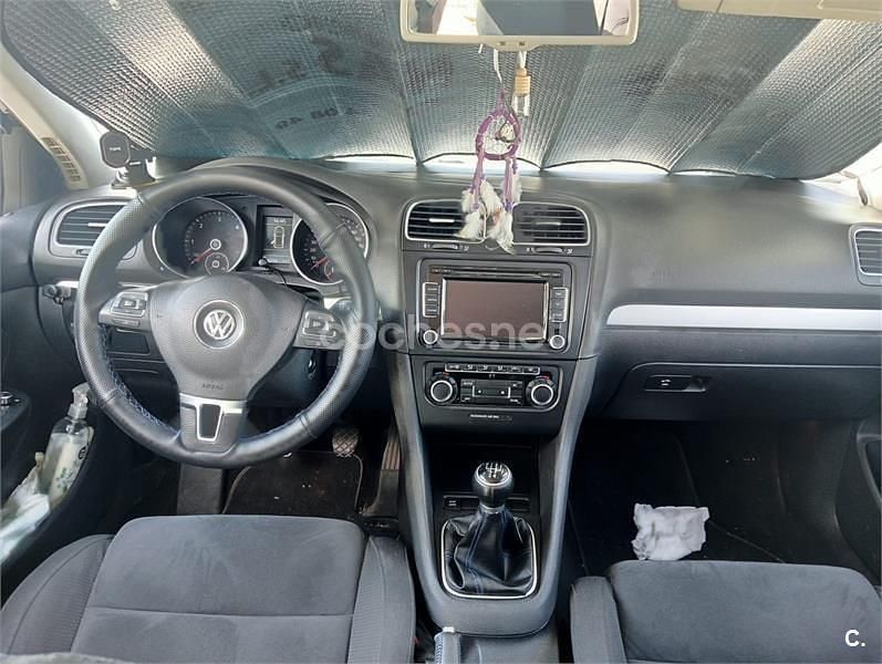 Usado VW Golf VI Advance 105 CV (77 kW) 2009 Negro Utilitario