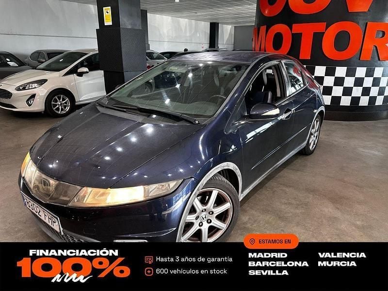 Negro Usado 2007 Honda Civic Executive Utilitario | 2449 € (Super precio) - Imagen 1/4