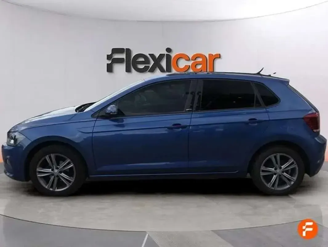 Begagnad VW Polo Advance 95 HK (69 kW) 2020 Blå Halvkombi