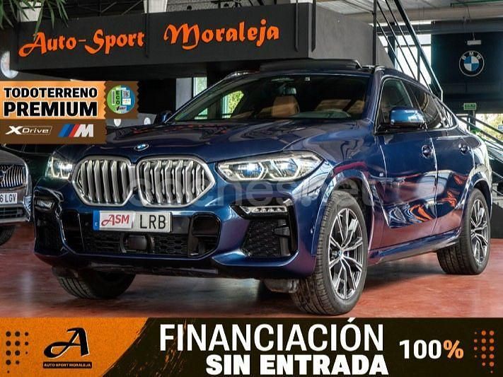 Azul Usado 2021 BMW X6 Sport Line SUV | 61.900 € (Caro) - Imagen 1/4