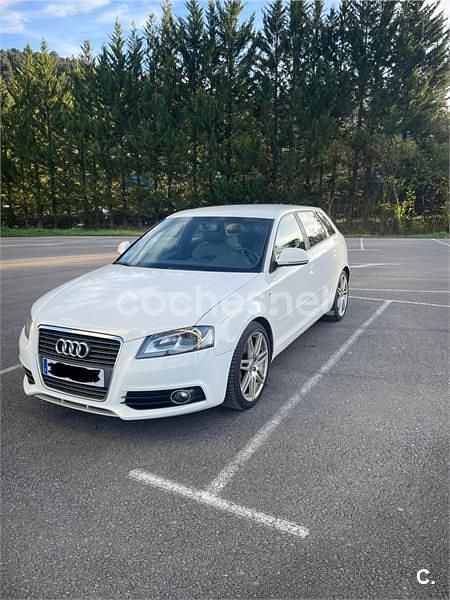 Usado Audi A3 S-Line 140 CV (102 kW) 2009 Blanco Utilitario