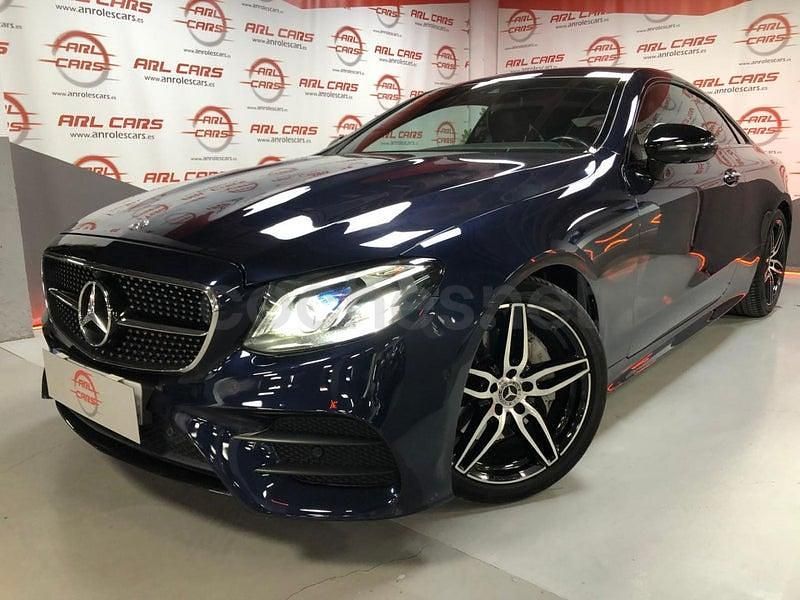 Usado Mercedes E220 194 CV (142 kW) 2018 Azul Coupe