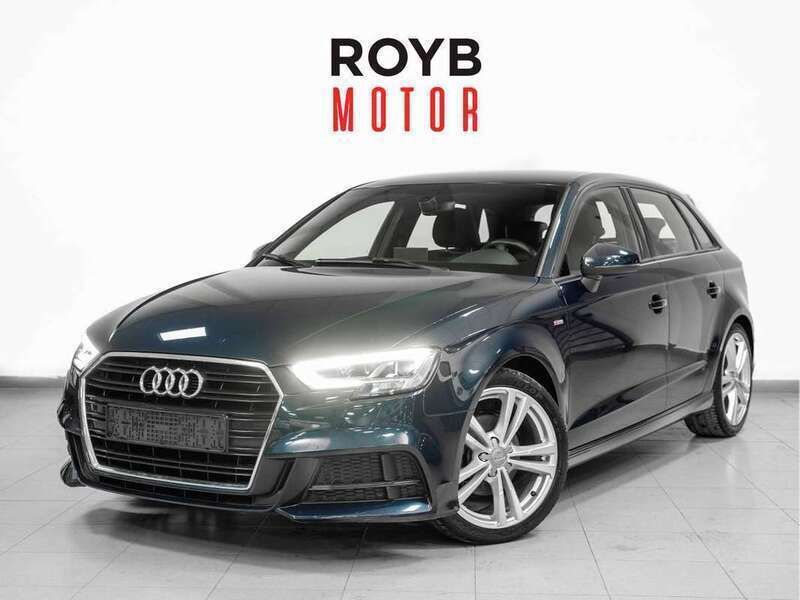 Azul Usado 2019 Audi A3 Sportback S-Line Utilitario | 21.096 € (Precio justo) - Imagen 1/4