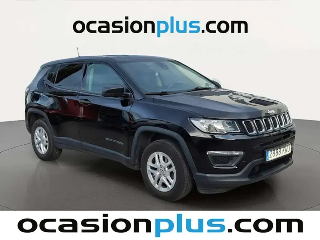 Usado Jeep Compass Sport 120 CV (88 kW) 2018 Negro SUV