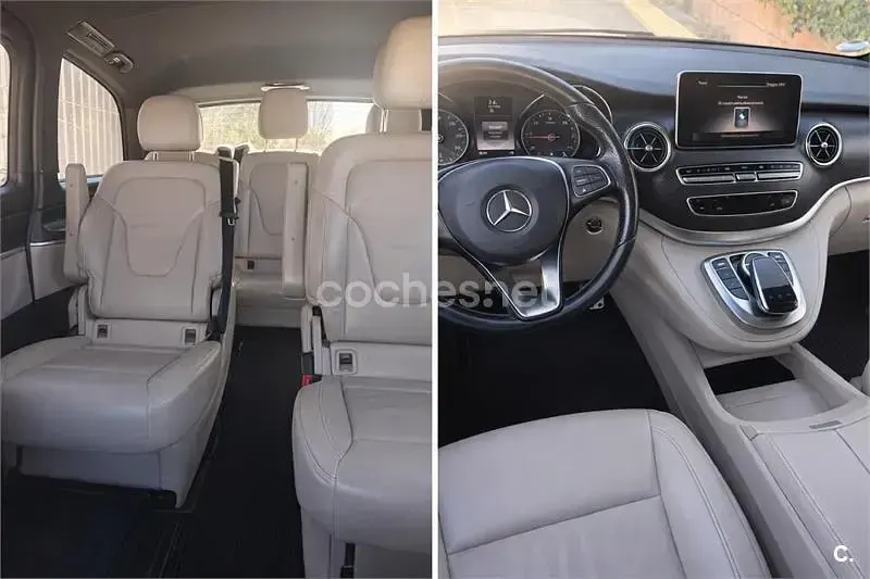 Usado Mercedes V250 Avantgarde 190 CV (139 kW) 2018 Gris / plata Monovolumen
