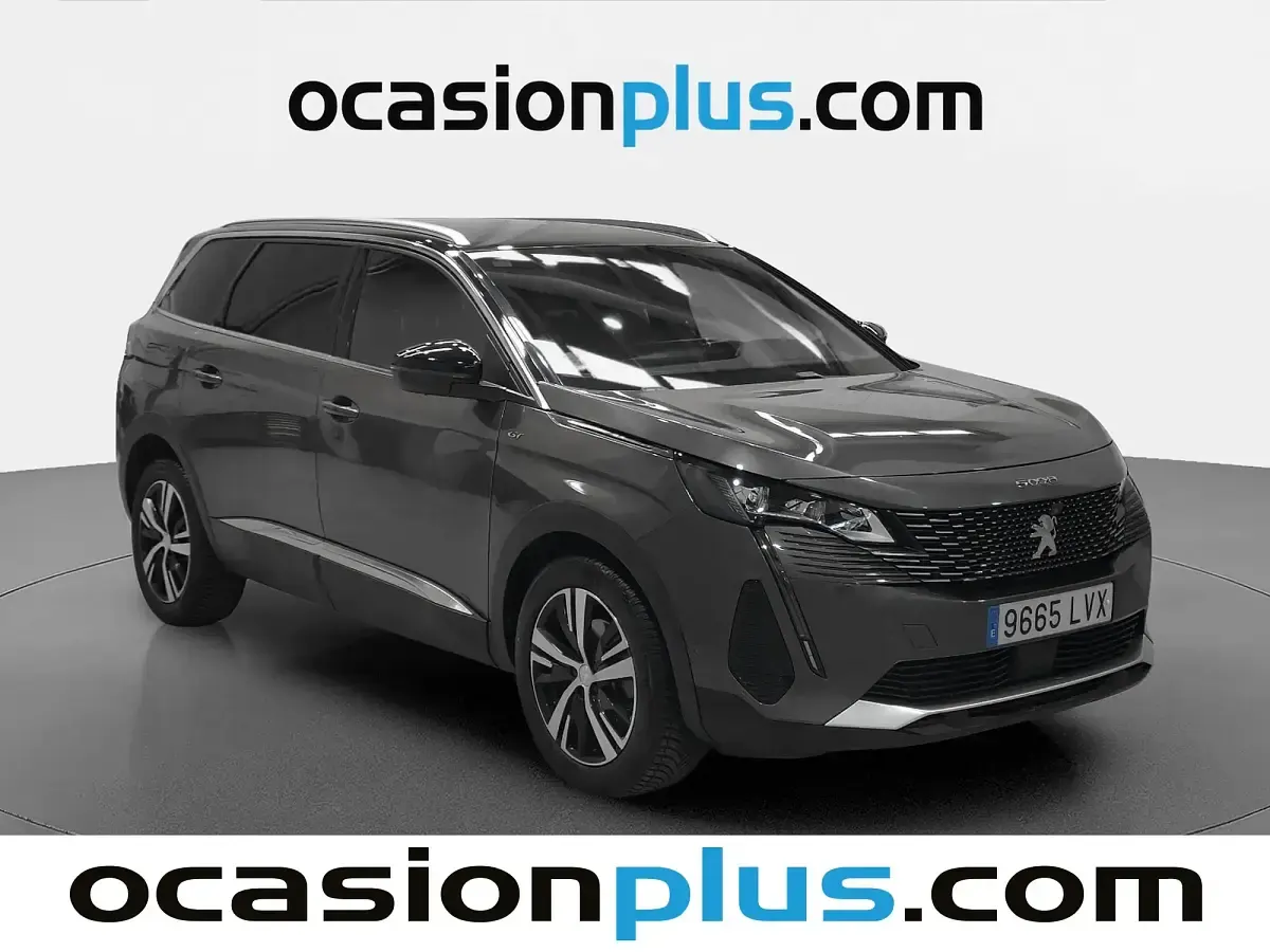 Usado Peugeot 5008 GT 130 CV (95 kW) 2022 Gris SUV