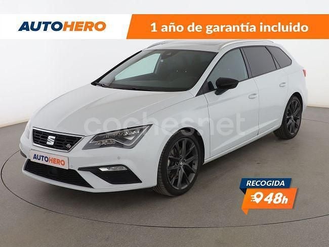 Blanco Usado 2019 Seat Leon FR Familiar | 17.099 € (Precio justo) - Imagen 1/3