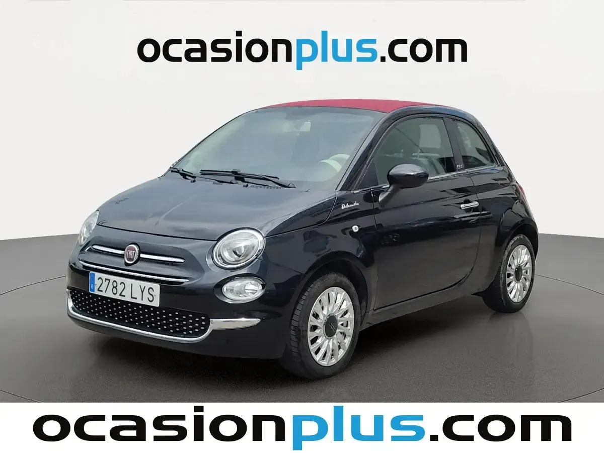 Usado Fiat 500C Dolcevita 71 CV (52 kW) 2022 Negro Descapotable