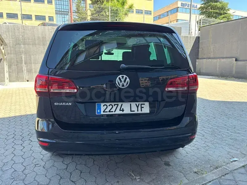 Usado VW Sharan Sportline 150 CV (110 kW) 2018 Azul Monovolumen