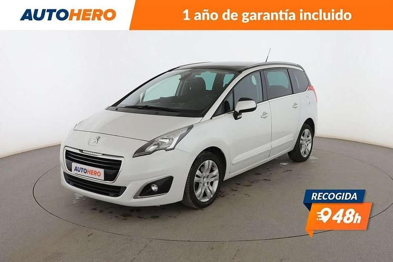 Blanco Usado 2014 Peugeot 5008 Allure Monovolumen | 10.399 € (Precio justo) - Imagen 1/3