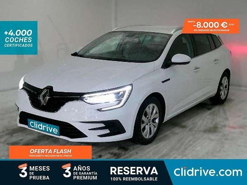 Usado Renault Mégane GrandTour Intens 116 CV (85 kW) 2021 Blanco Familiar