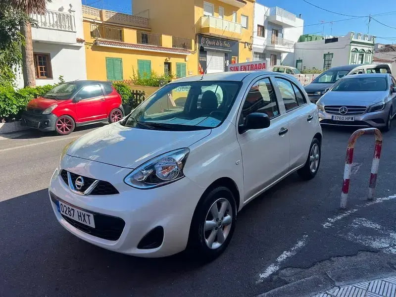 Usado Nissan Micra Acenta 80 CV (58 kW) 2014 Blanco Utilitario