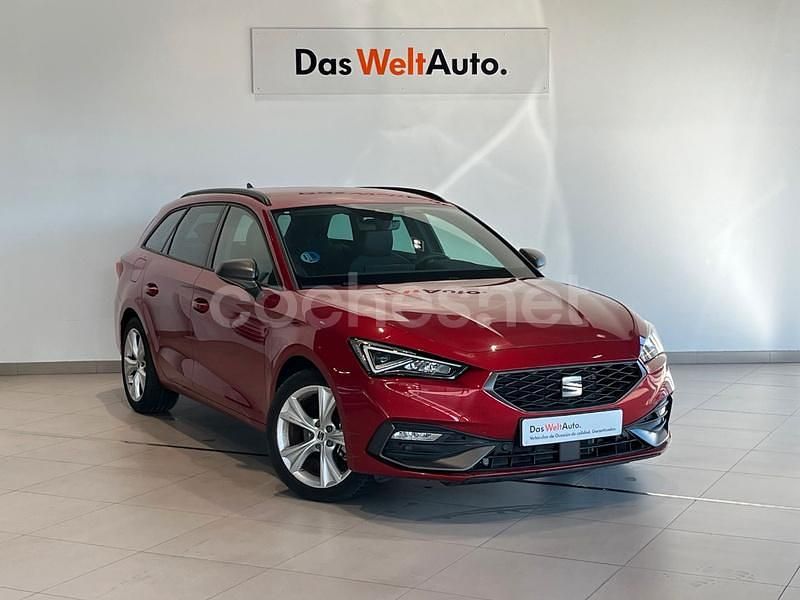 Rojo Usado 2024 Seat Leon FR Familiar | 26.795 € (Caro) - Imagen 1/4