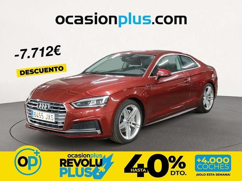 Usado Audi A5 S-Line 252 CV (185 kW) 2017 Rojo Coupe