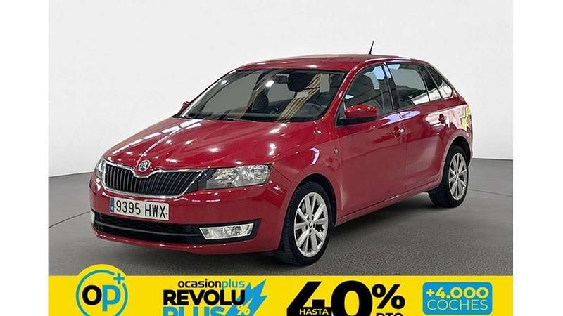 Usado Skoda Rapid Ambition 105 HP (77 kW) 2014 Vermelho Citadino