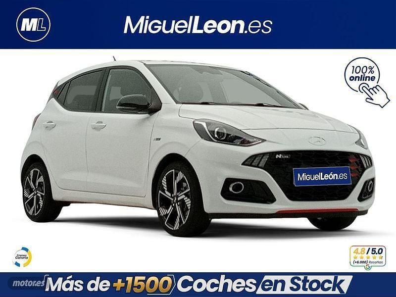 Usado Hyundai i10 N Line 84 CV (61 kW) 2024 Blanco Utilitario