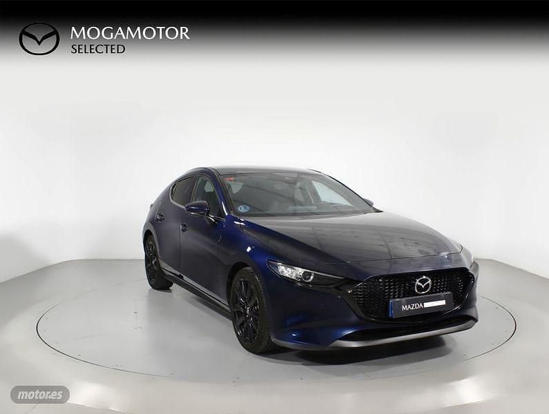 Azul Usado 2021 Mazda 3 Berlina | 22.900 € (Un poco caro) - Imagen 1/4