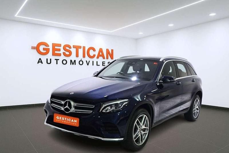 Azul Usado 2018 Mercedes GLC350 SUV | 29.990 € (Precio justo) - Imagen 1/4