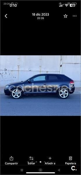 Brugt Audi A3 Ambition 140 HK (102 kW) 2009 Sort Hatchback