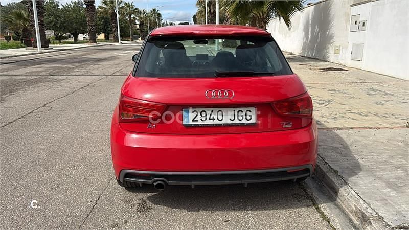 Usado Audi A1 S-Line 95 CV (69 kW) 2015 Rojo Utilitario