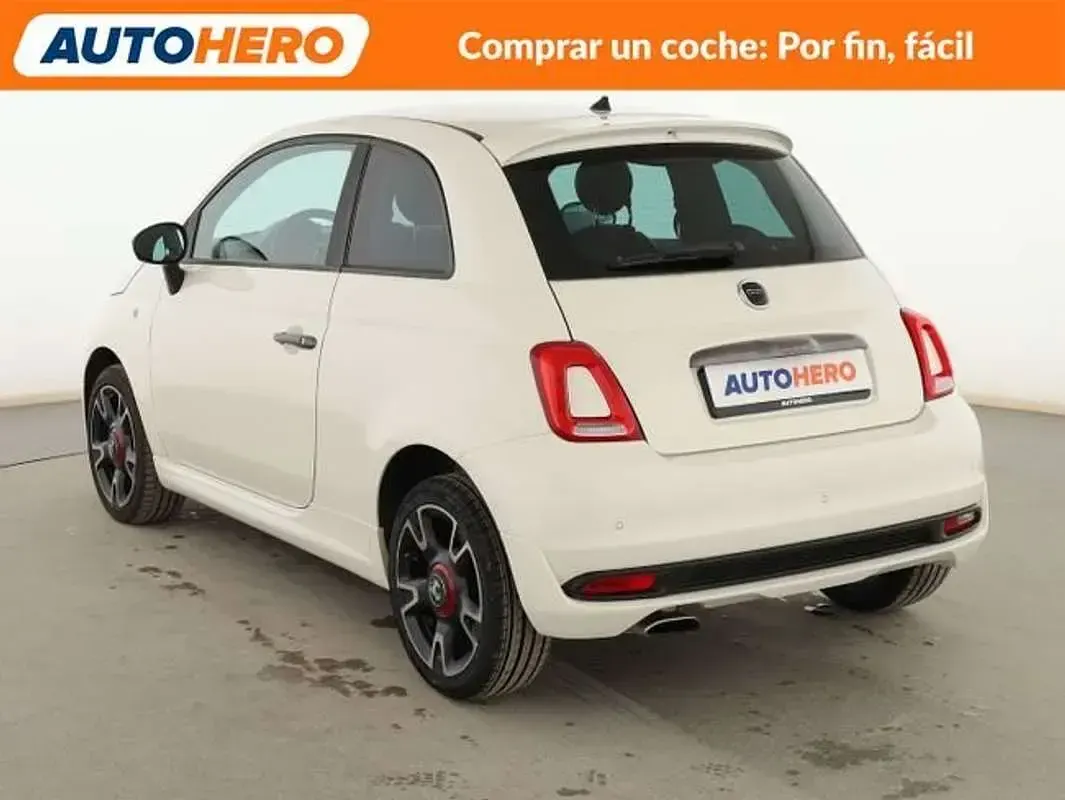 Usado Fiat 500 S 69 CV (50 kW) 2018 Blanco Utilitario